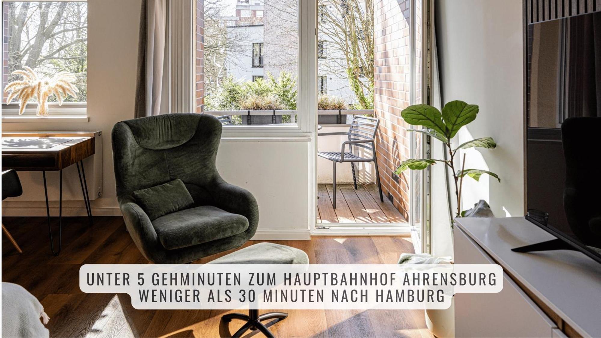 Have-A-Nice-Stay - Nahe Bahnhof - 20 Minuten Nach Hamburg - Trotzdem Ruhig Gelegen - 6 Minuten Zu Fuss Ins Zentrum Ahrensburg - Modern Eingerichtet Exterior photo